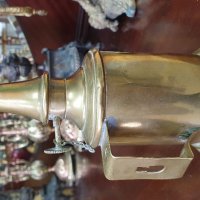 Антикварна френска месингова газена лампа PIGEON, снимка 4 - Антикварни и старинни предмети - 38932555