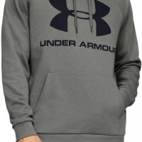 Under Armour Rival Fleece Logo - страхотно мъжко горнище КАТО НОВО, снимка 1 - Спортни дрехи, екипи - 38310769