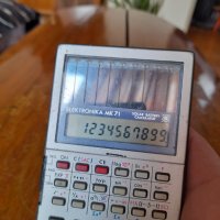 Стар калкулатор Електроника МК 71, снимка 4 - Антикварни и старинни предмети - 43974972