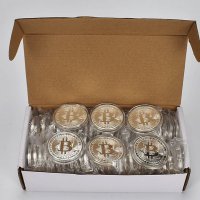 Биткойн монета / Bitcoin ( BTC ) - Silver, снимка 6 - Нумизматика и бонистика - 31223244