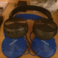 Стерео слушалки PHILIPS сини, снимка 2 - Слушалки и портативни колонки - 26701174