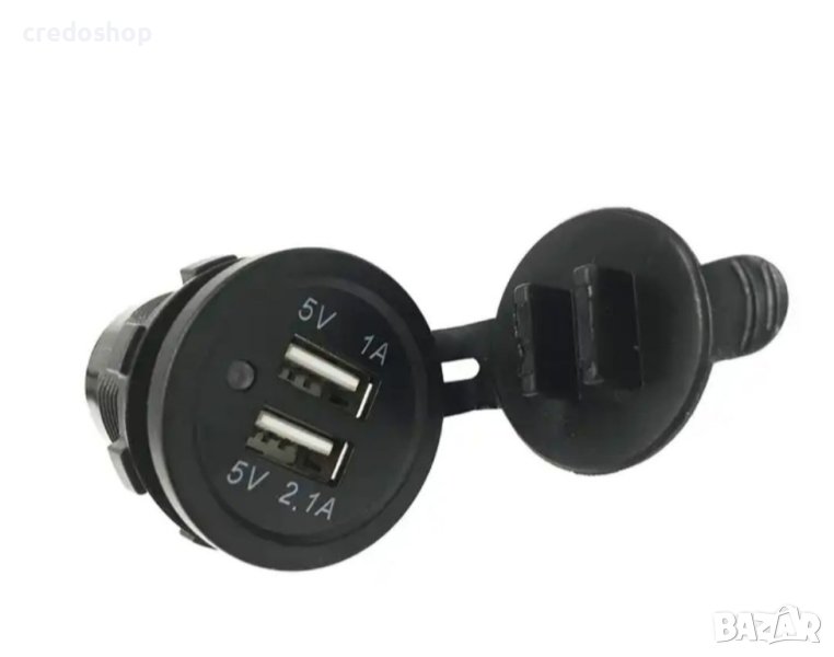 Зарядно за кола с два USB изхода Dual Car Charger, снимка 1