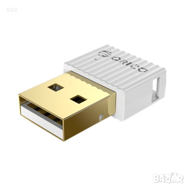  Orico блутут адаптер Bluetooth 5.0 USB adapter, white, снимка 1