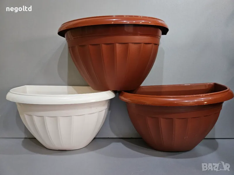 Стенна саксия за цветя 4 литра! ПРОМОЦИЯ 10бр са 19.90лв, снимка 1