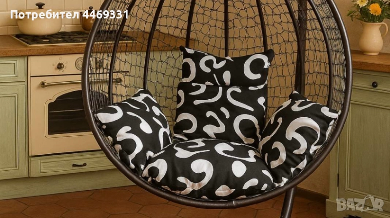 Градинска висяща люлка тип гнездо,яйце–Промоция!, снимка 1