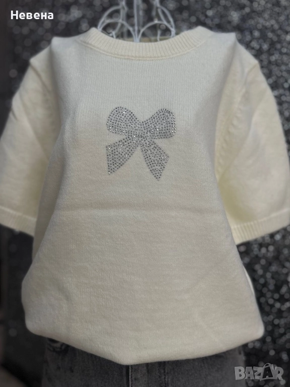 Блуза с къс ръкав 3 цвята, снимка 1