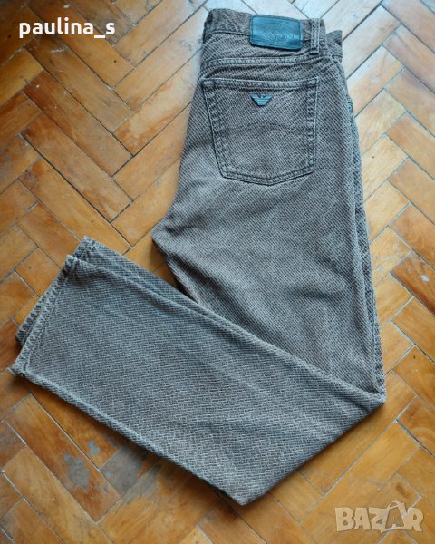 Дизайнерски дънки "Armani"® с висока талия , снимка 1