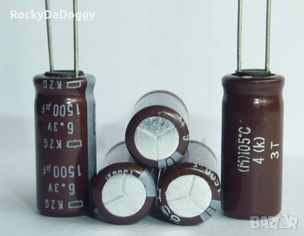 Electrolytic Capacitors 1500uf 6.3V 105C, снимка 1