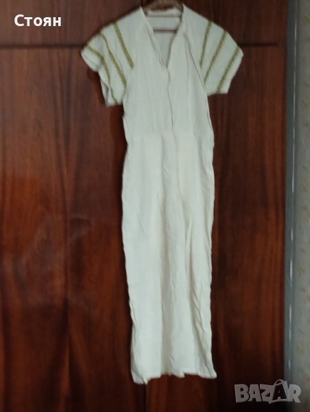 Дамска кенарена рокля с талия 68 см , снимка 1