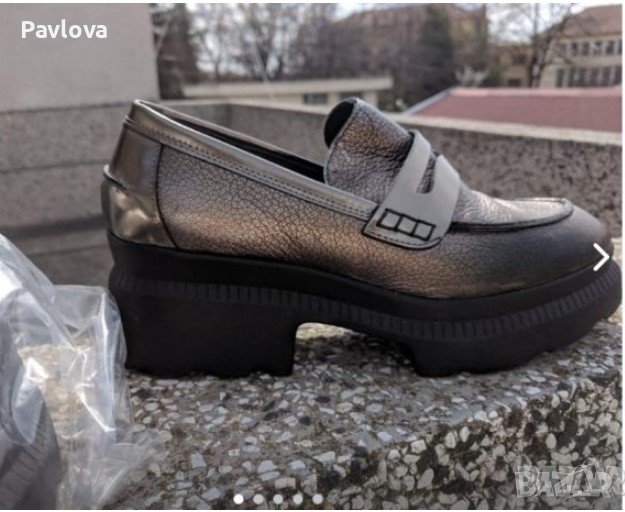 Естествена кожа обувки марка , снимка 1