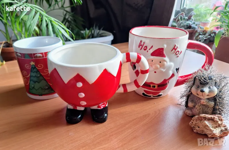Коледна чаша 3 броя и други чаши , снимка 1