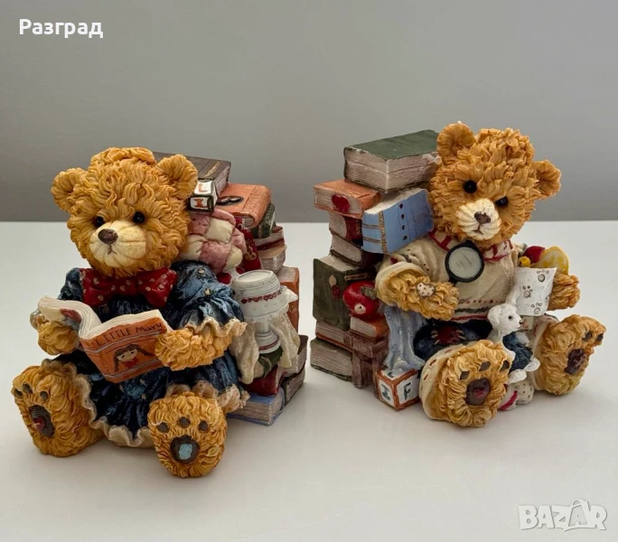 Винтидж комплект детски подпори за книги, снимка 1