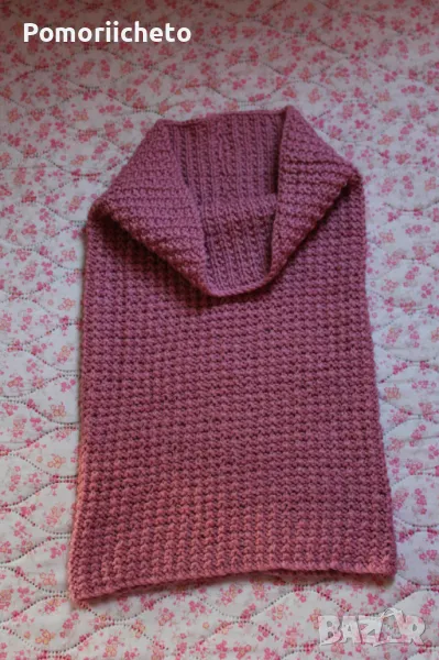 Плетен шал тип яка, снимка 1