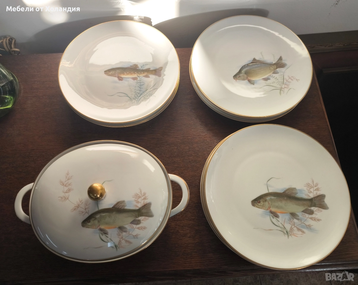 Баварски рибен сервиз, снимка 1