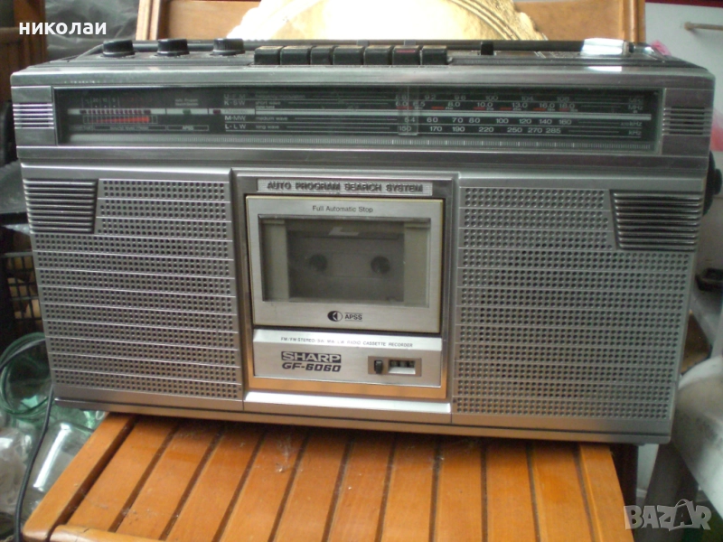 SCHARP радиокасетофон japan касетофон оригинален голям , снимка 1
