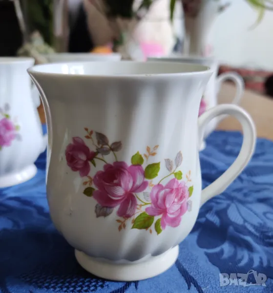 Чаши за чай костен порцелан , снимка 1