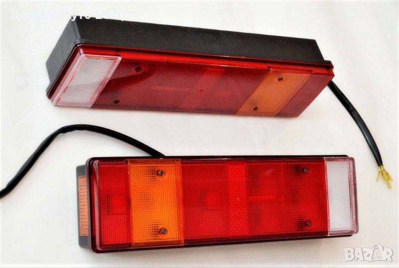 1 бр. Универсални задни светлини стопове , стоп с крушка 12-24V , снимка 1