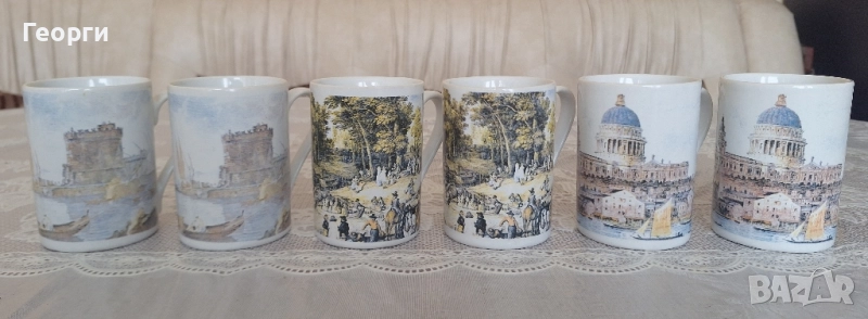 Сервиз от 6 чаши за чай,кафе и друго. Нови., снимка 1