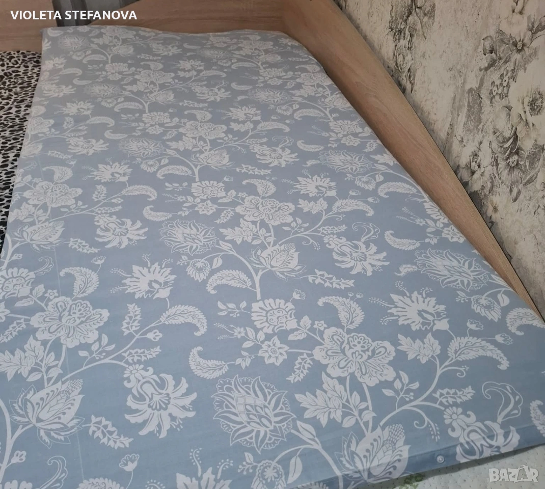 Нов чаршаф с 2калъфки,  Памук 160/200см , снимка 1