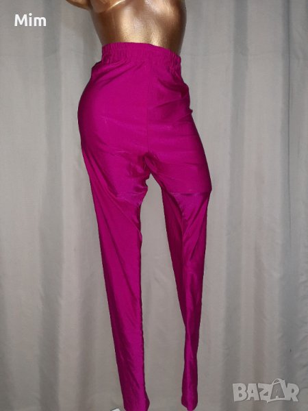 XXL цикламов клин със сатенирана материя с отблясък &, снимка 1