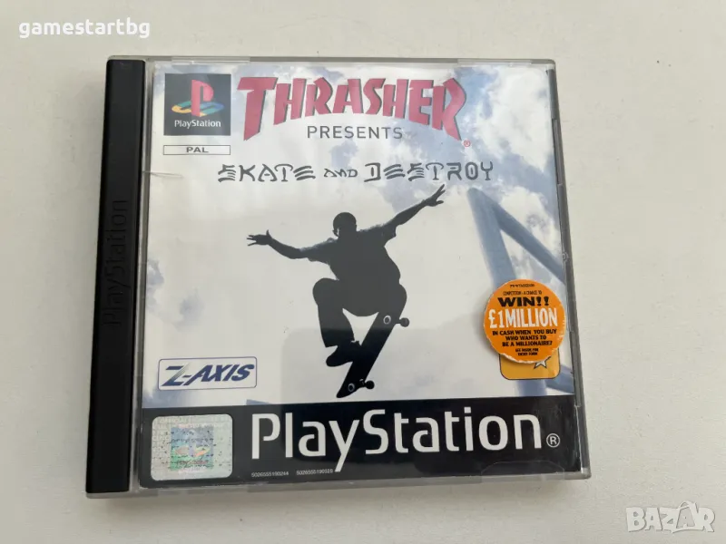 Thrasher: Skate And Destroy за PS1, снимка 1