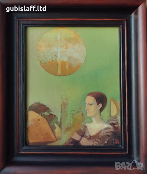 Картина, без заглавие, худ. Цончо Денев, 1993 г., снимка 1