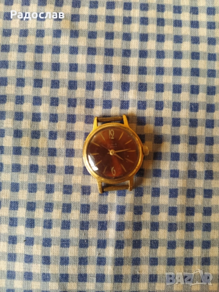 механичен часовник Слава позлата Au25+, снимка 1