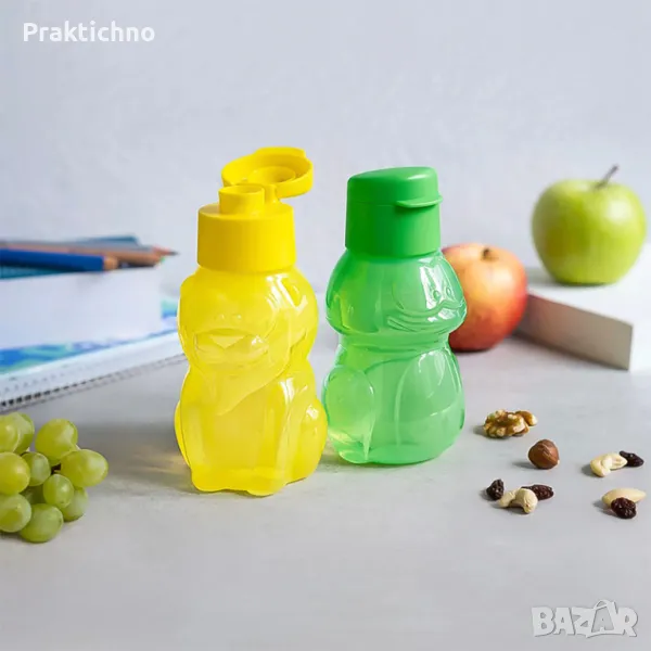 Детска еко бутилка Лъвче или Жабка на Tupperware, 350 мл, снимка 1