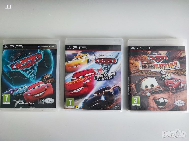 Cars 2 35 Cars 3 55 Driven To win Cars Mater-National 55 игри за Ps3, снимка 1