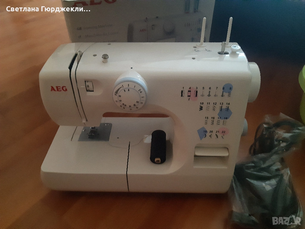 Шевна машина AEG, снимка 1