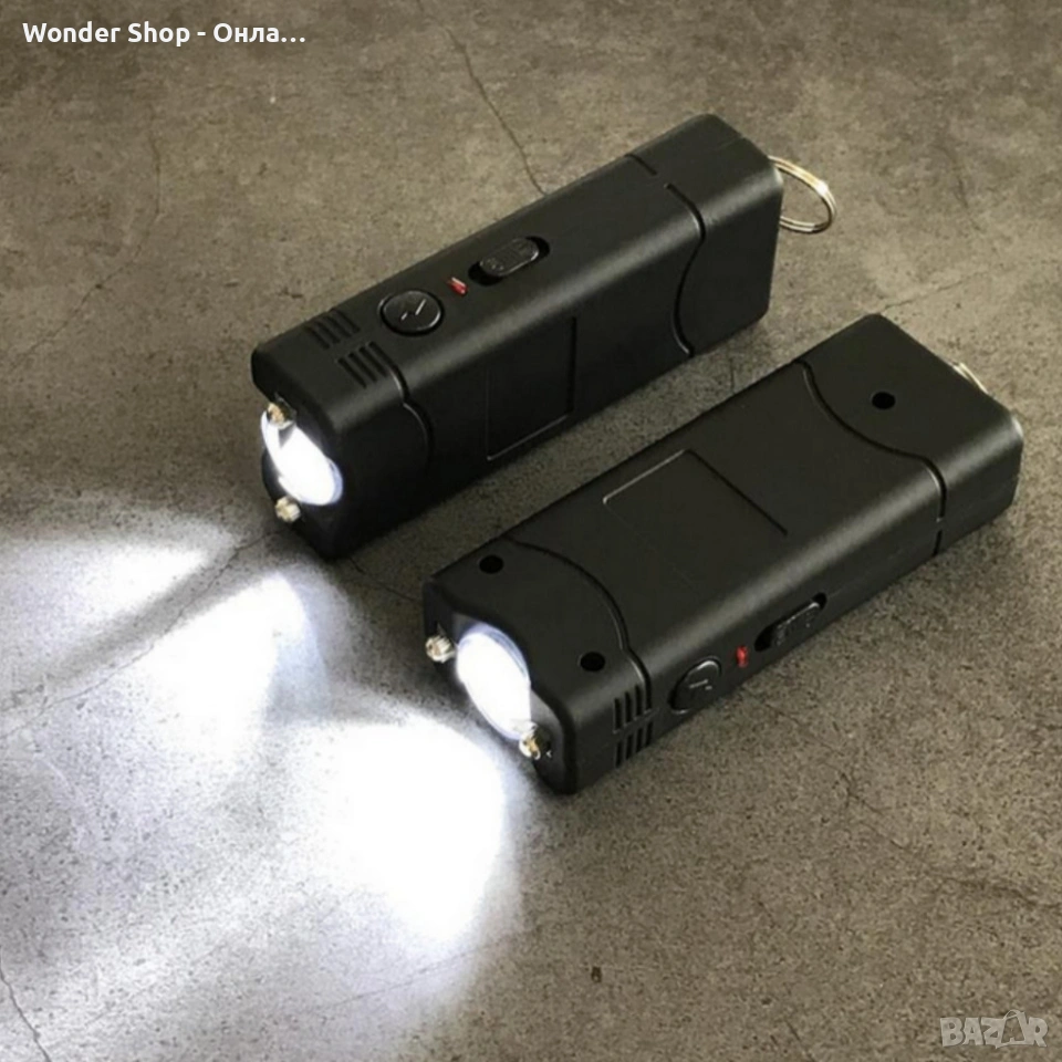 Устройство за самозащита - електрошок 5000K V и LED фенер, снимка 1