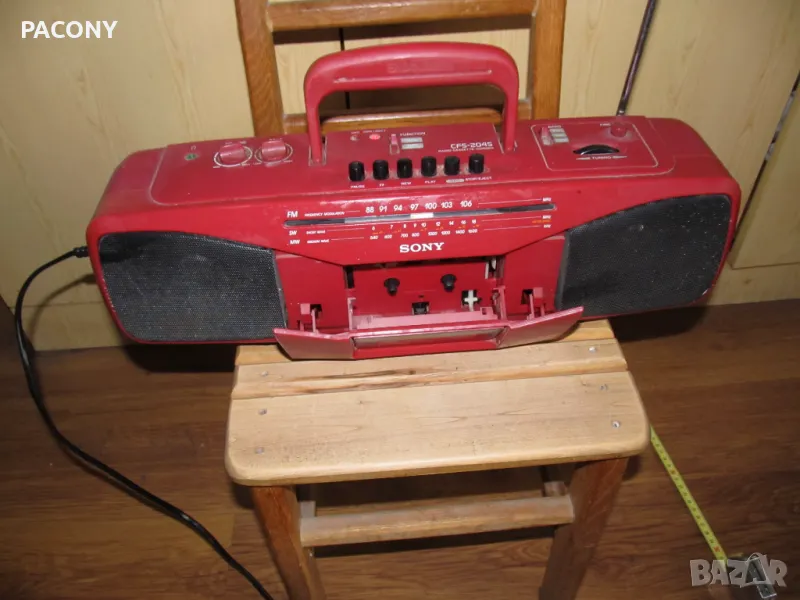 SONY CFS 204 S - РАДИО КАСЕТОФОН, снимка 1