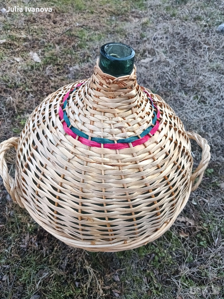 Плетена дамаджана 30л , снимка 1