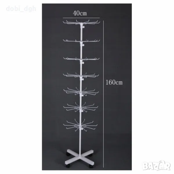 Метален въртящ се стелаж , снимка 1