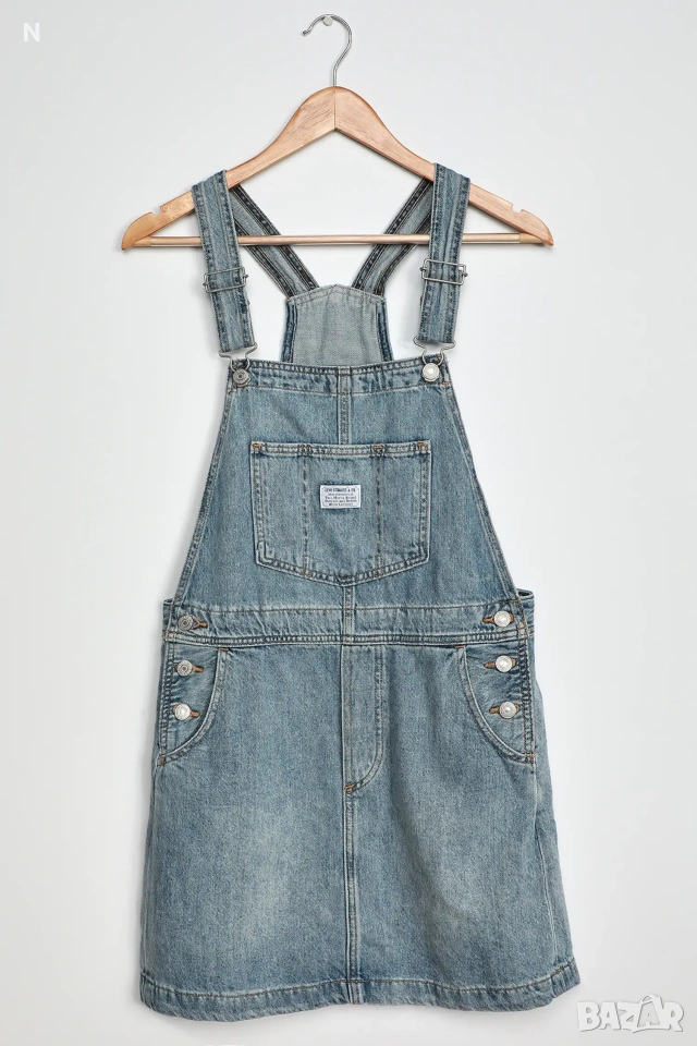 Pull and bear дънкова рокля, снимка 1