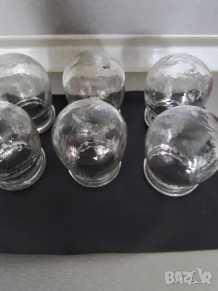 Комплект стъклени вендузи 6бр., снимка 1