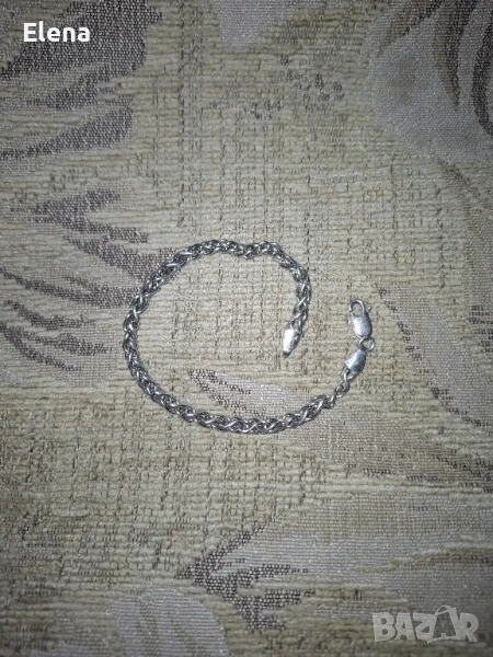 Дамска сребърна гривна,печат 925.
, снимка 1