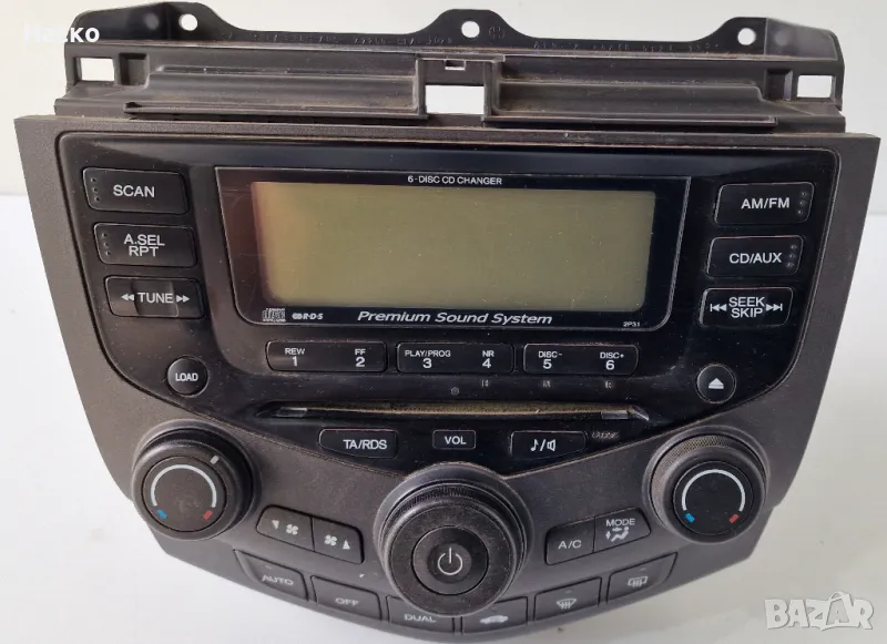 Радио Radio CD СД Хонда Акорд 7 VII Honda Accord 7 VII 2003 - 2008 39050-SEF-G210-M1, снимка 1