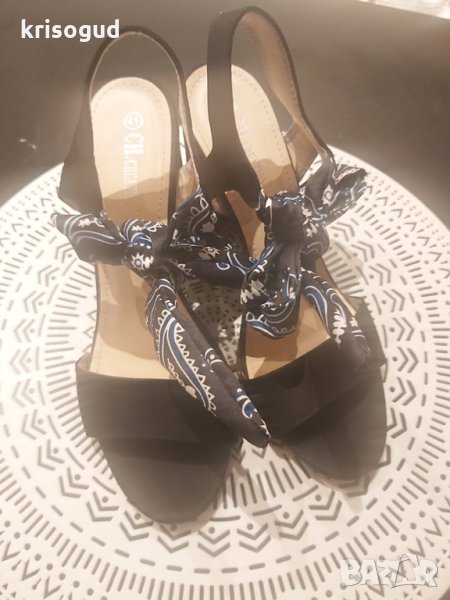 Елегантни дамски токчета сандали CH Creation, 41 номер, снимка 1