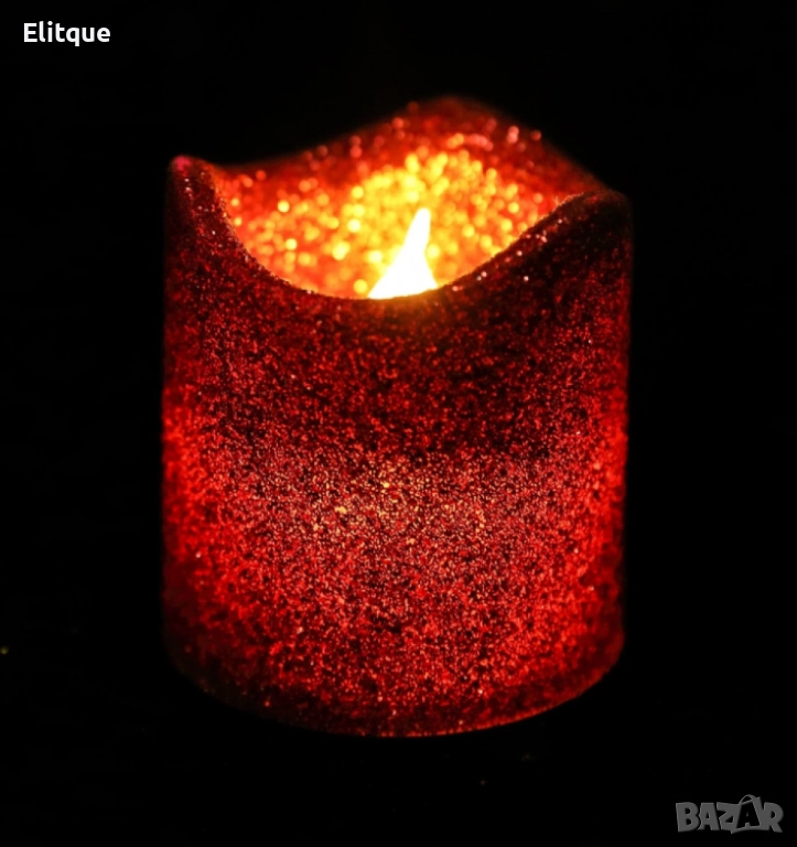 Мини LED Коледни свещи в компактен елегантен размер, снимка 1