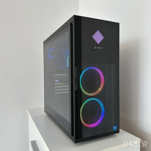 Компютър за гейминг/игри HP Omen i7-12700k/16GB/1TB SSD/RTX 3060Ti, снимка 1