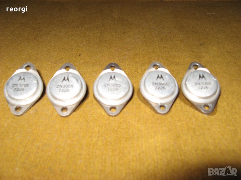 Американски-оргинални транзистори Моторола 2н-3055., снимка 1