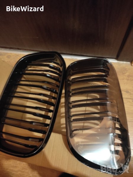 Двойни М бъбреци черен гланц за BMW 1 F20 F21 15-19 г. НОВИ, снимка 1