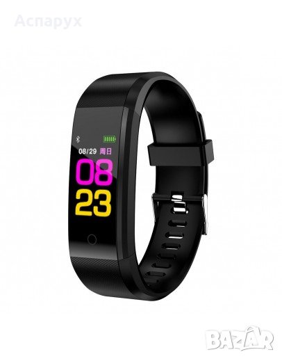 Фитнес блутут гривна Lefun Smart Bracelet - часовник с измерване на кръвно налягане, пулс, крачки, снимка 1