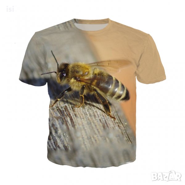 3Д Тениска с пчели за любители пчелари, снимка 1