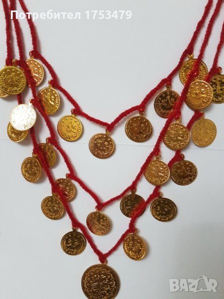 Пендар троен за народна носия , снимка 1