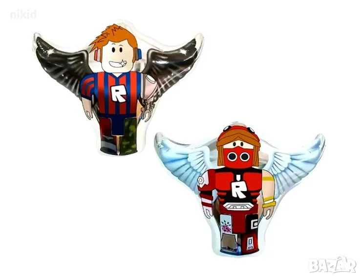 roblox Роблокс летящ двустранен фолио фолиев балон хелий въздух парти рожден ден, снимка 1