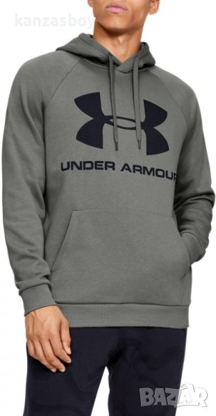 Under Armour Rival Fleece Logo - страхотно мъжко горнище КАТО НОВО, снимка 1