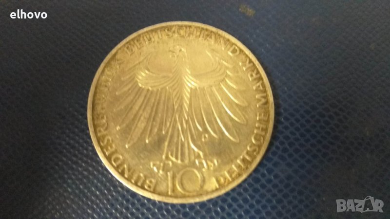 Монета 10 deutsche mark, олимпиада Мюнхен 1972г, снимка 1