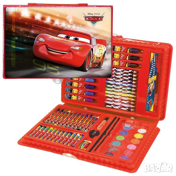 Рисувателен арт комплект Cars, 71 части Код: 090679, снимка 1